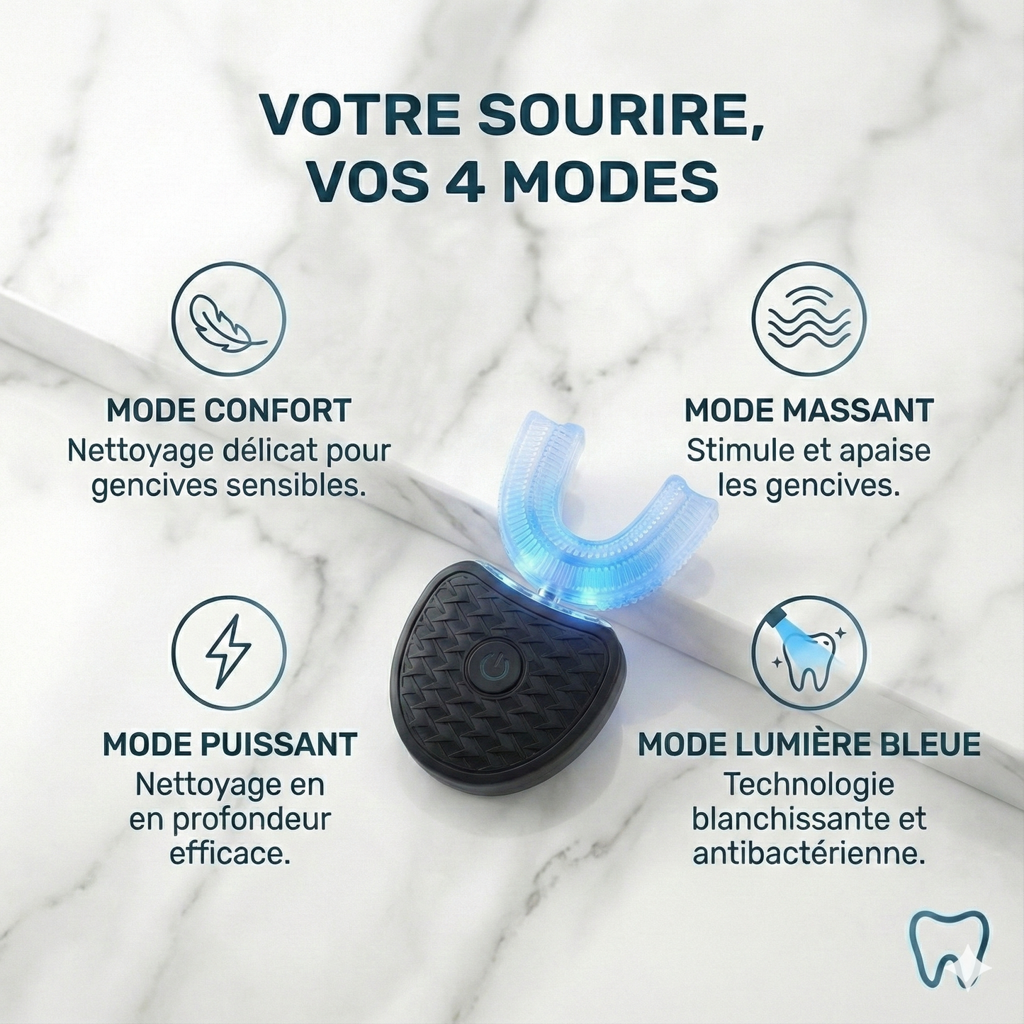 Kit UltraWhite™ Adulte - Noir