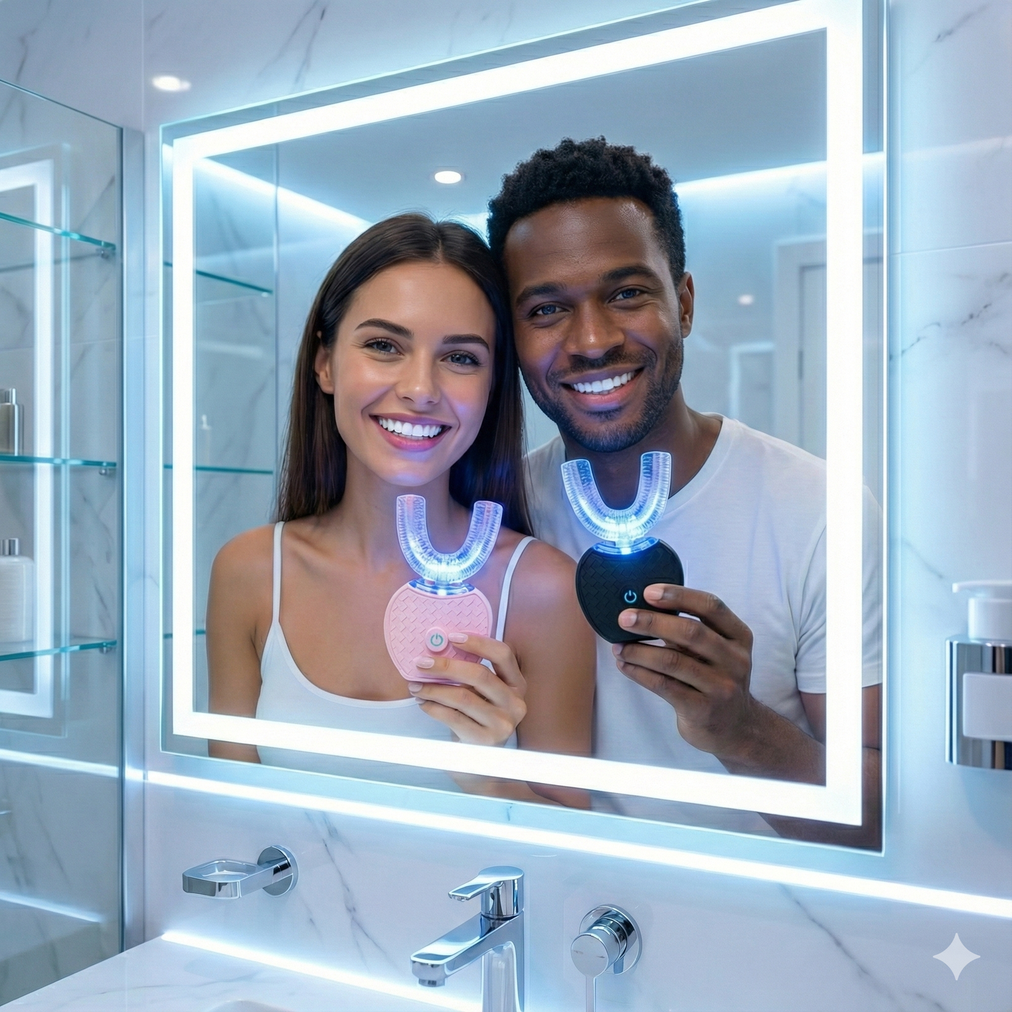 Pack Couple Smilyx UltraWhite™ - Rose & Noir