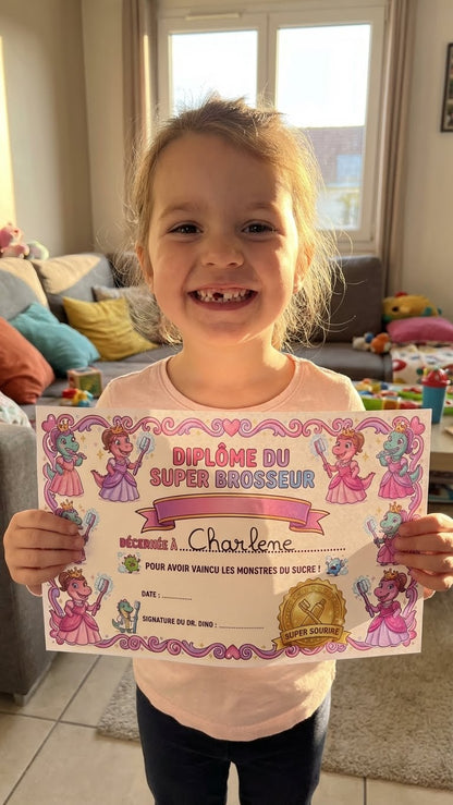 Kit Smilyx Kids™ Dino - Rose